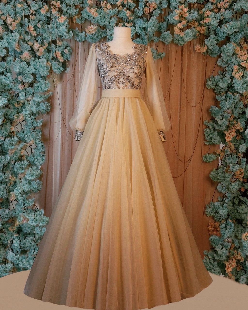 Sparkling Evening Dress Hijab Evening Dress Models, Evening Dress İslamic Evening Dresses Engagement Dress