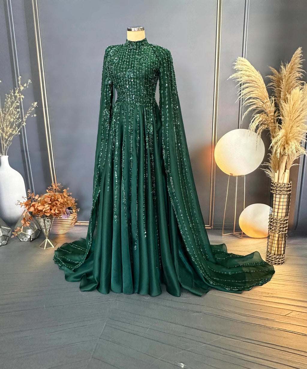 Sparkling Green / Evening Dress Models Green Color Evening Dress Evening Dresses Engagement, Wedding Dress