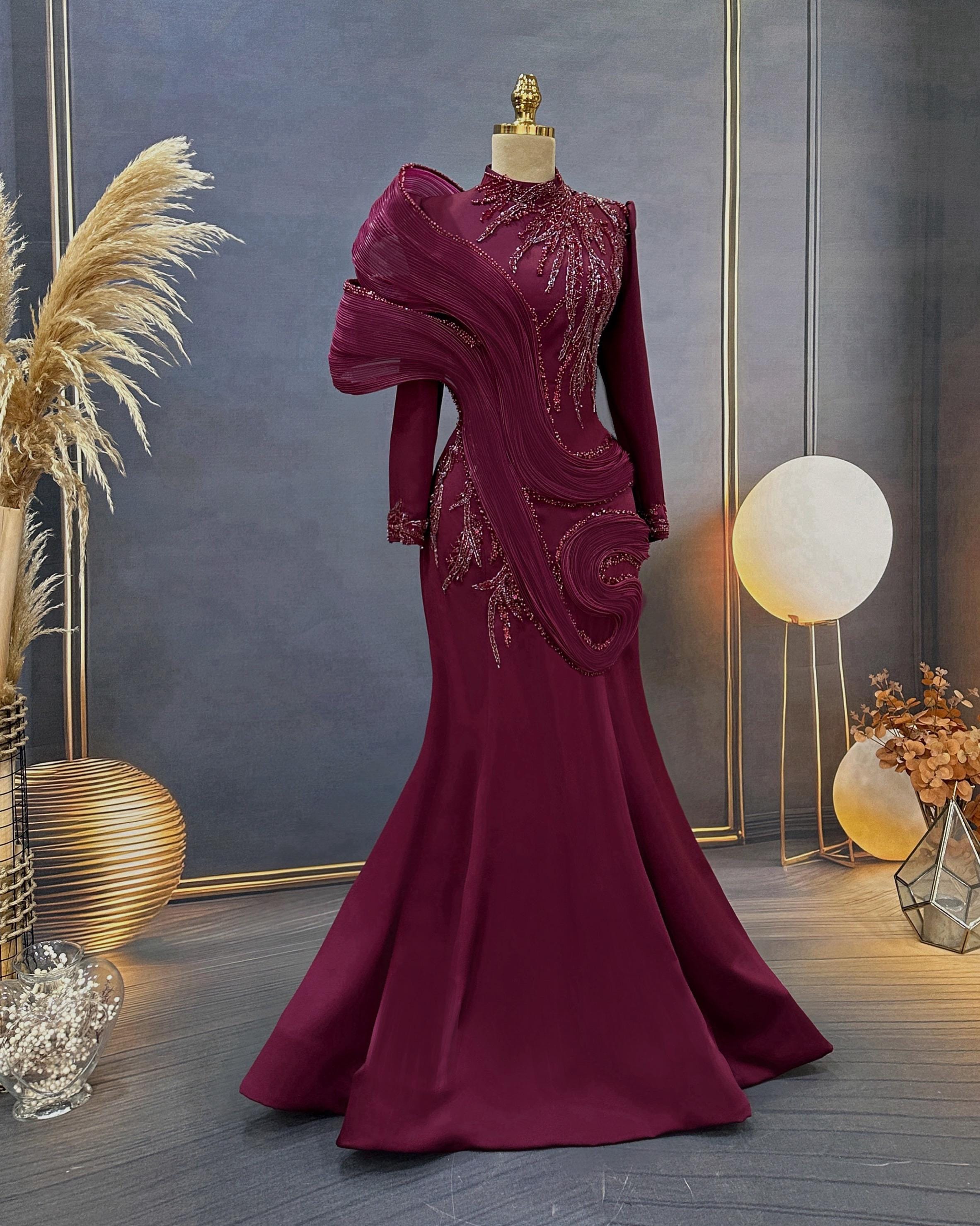 Rainbow Evening Dress Evening Dress Models Rainbow Color Evening Dress Night Dress, Clup, Party Dress Engagement Dress