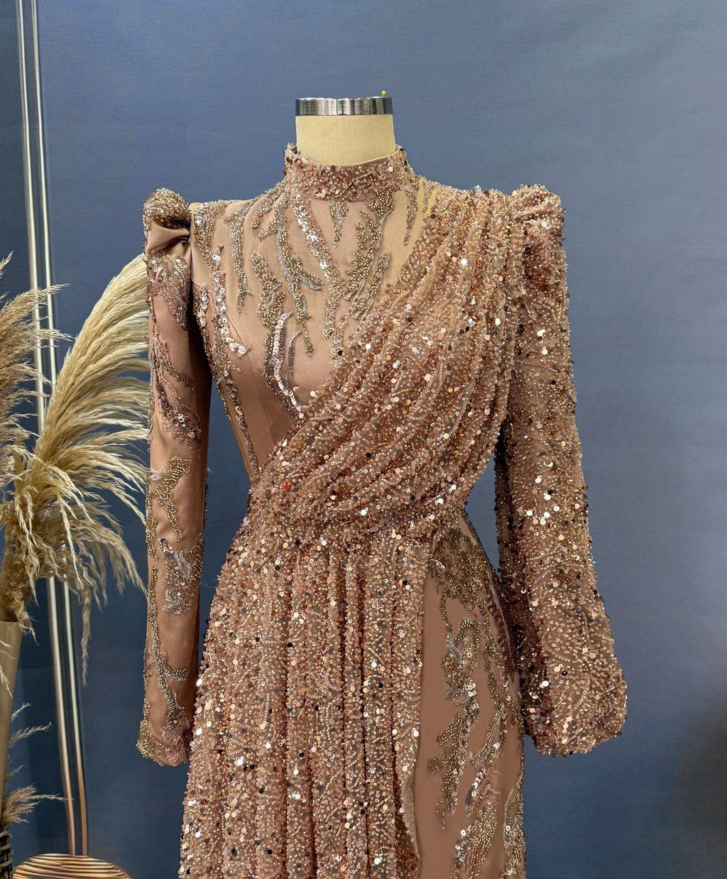 Sparkling Evening Dress Hijab Evening Dress Models Red Color Evening Dress İslamic Evening Dresses Engagement Dress