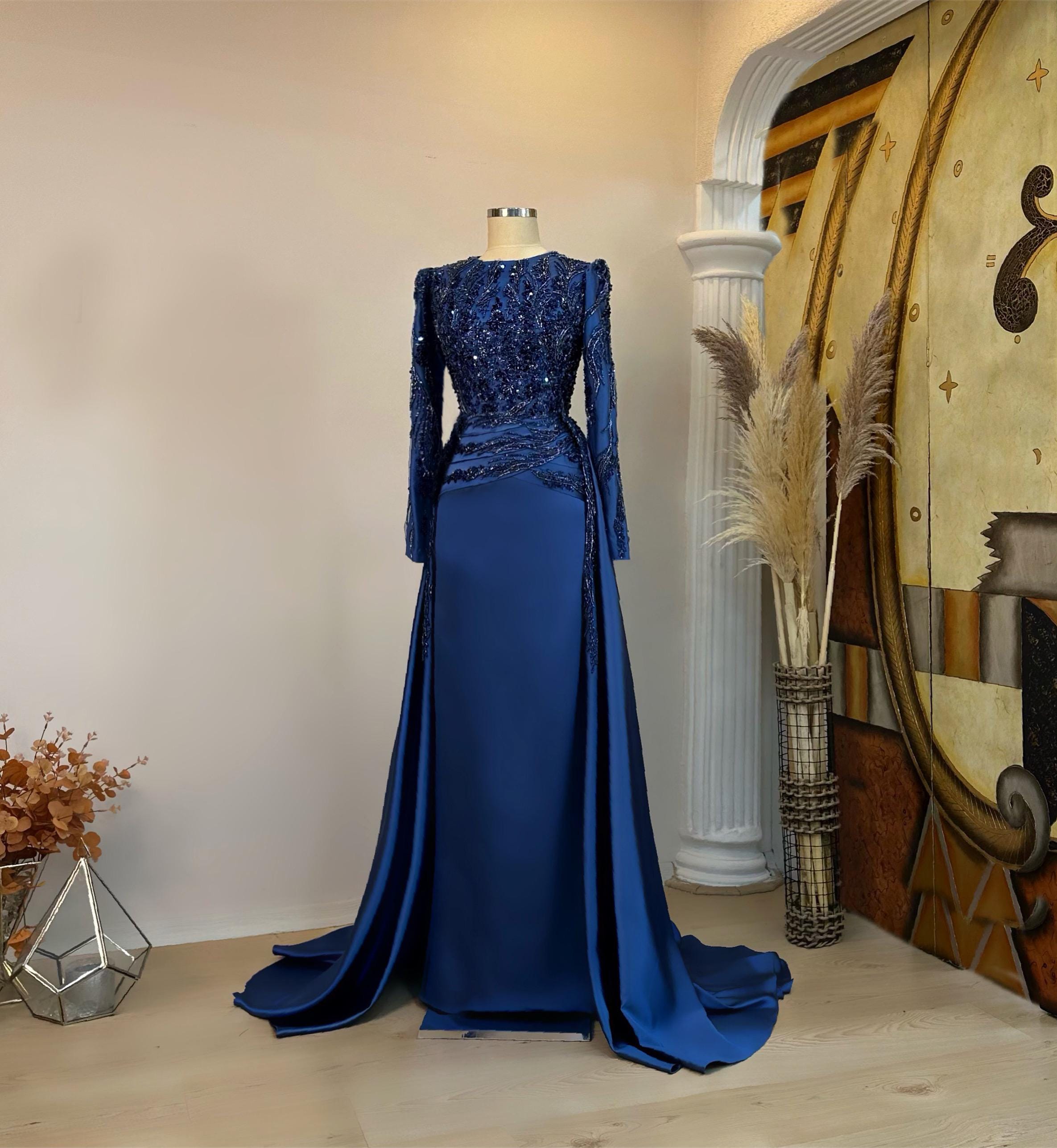 Sparkling Evening Dress Hijab Evening Dress Models Pink Color Evening Dress İslamis Engagement Dress Length 182cm, Waist 80cm, Chest 93cm