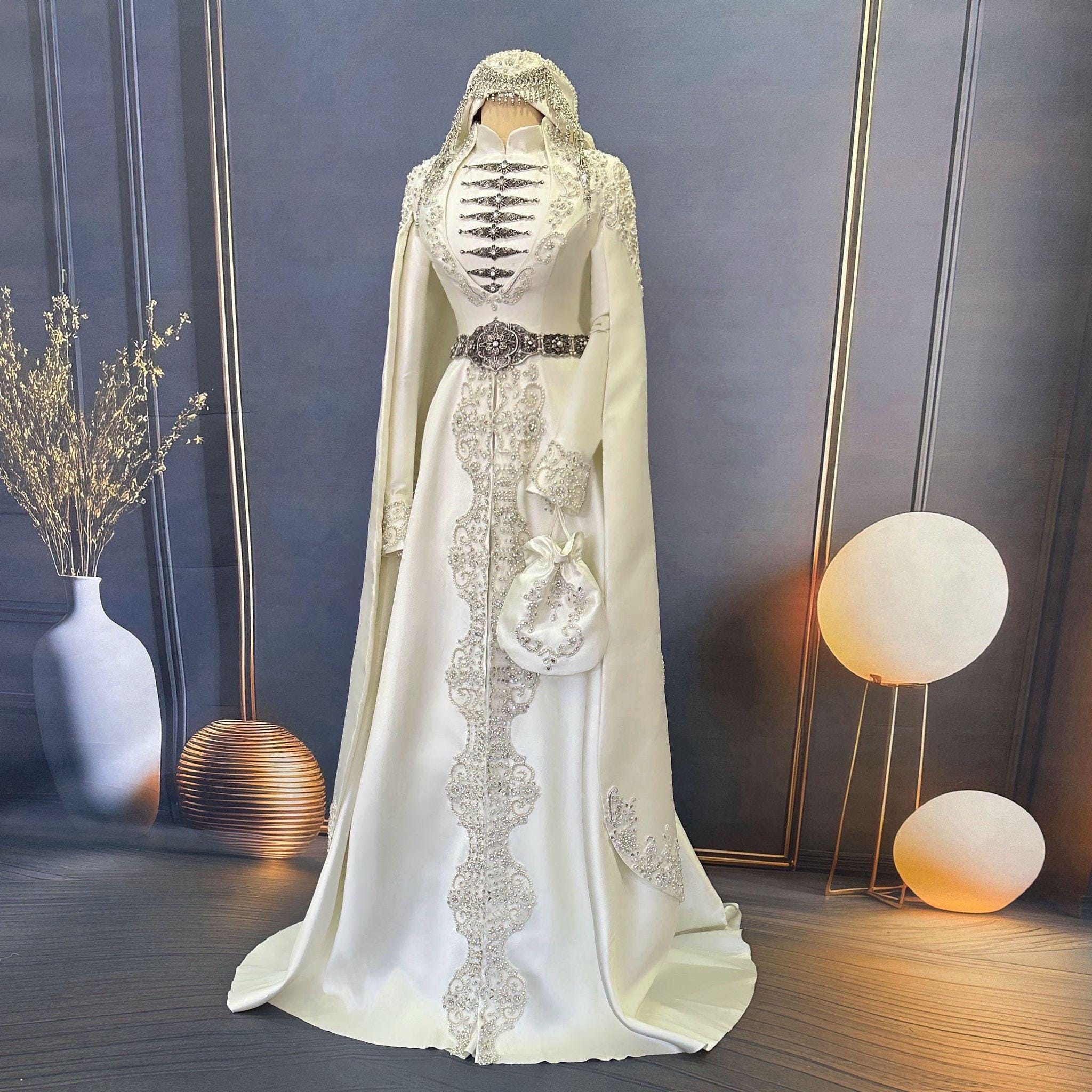 Sparkling Evening Dress Hijab Evening Dress Models Green Color Evening Dress İslamic Evening Dresses Engagement Dress