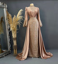 Sparkling Evening Dress Hijab Evening Dress Models Gold, Purple, Green, White Color Evening Dress İslamic Evening Dresses Engagement Dress