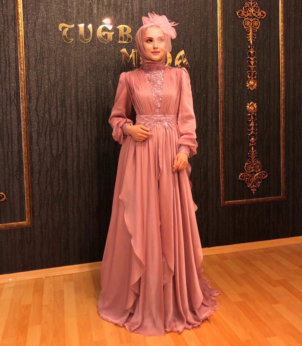 Handmade Bridal Sparkling Gown Dress for Wedding Engagement Henna Night Dress Blue Night Red Dress