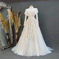 Sparkling Evening Dress Hijab Evening Dress Models White Color Evening Dress İslamic Evening Dresses Engagement Dress